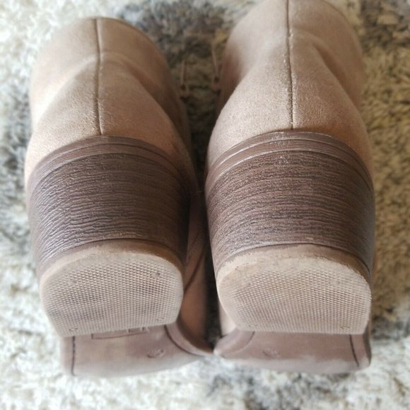 Hot Tomato 9.5w Wide Booties Galway Tan Ankle Boot - Picture 6 of 11